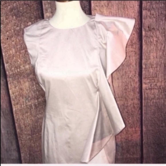 Frill shoulder dress by French Connection - Picture 3 of 6